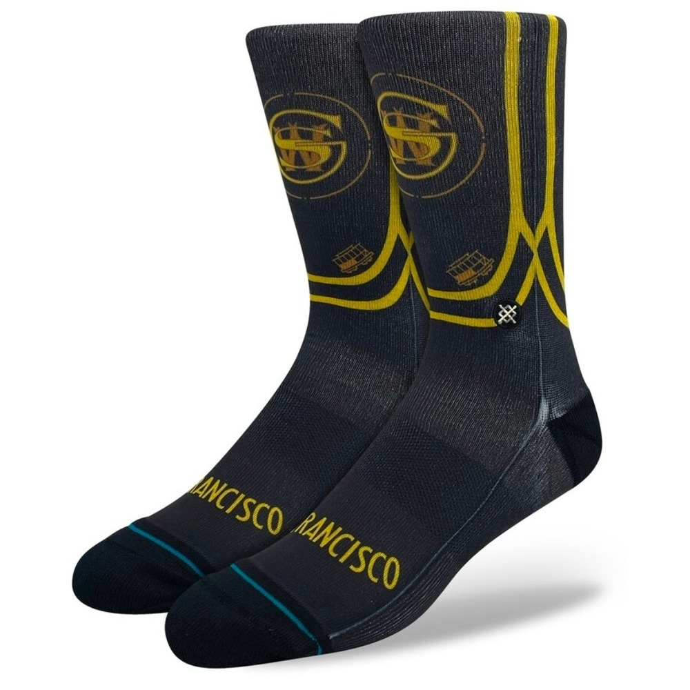 Stance NBA Golden State Warriors San Francisco Basketball Socks Men's Size L